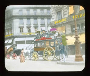 Paris Exposition: Street Scene, 1900